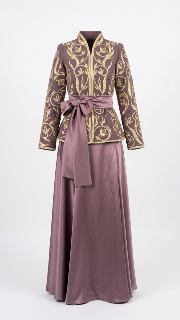 Karakou Mejboud Bois de Rose – Jupe évasée
