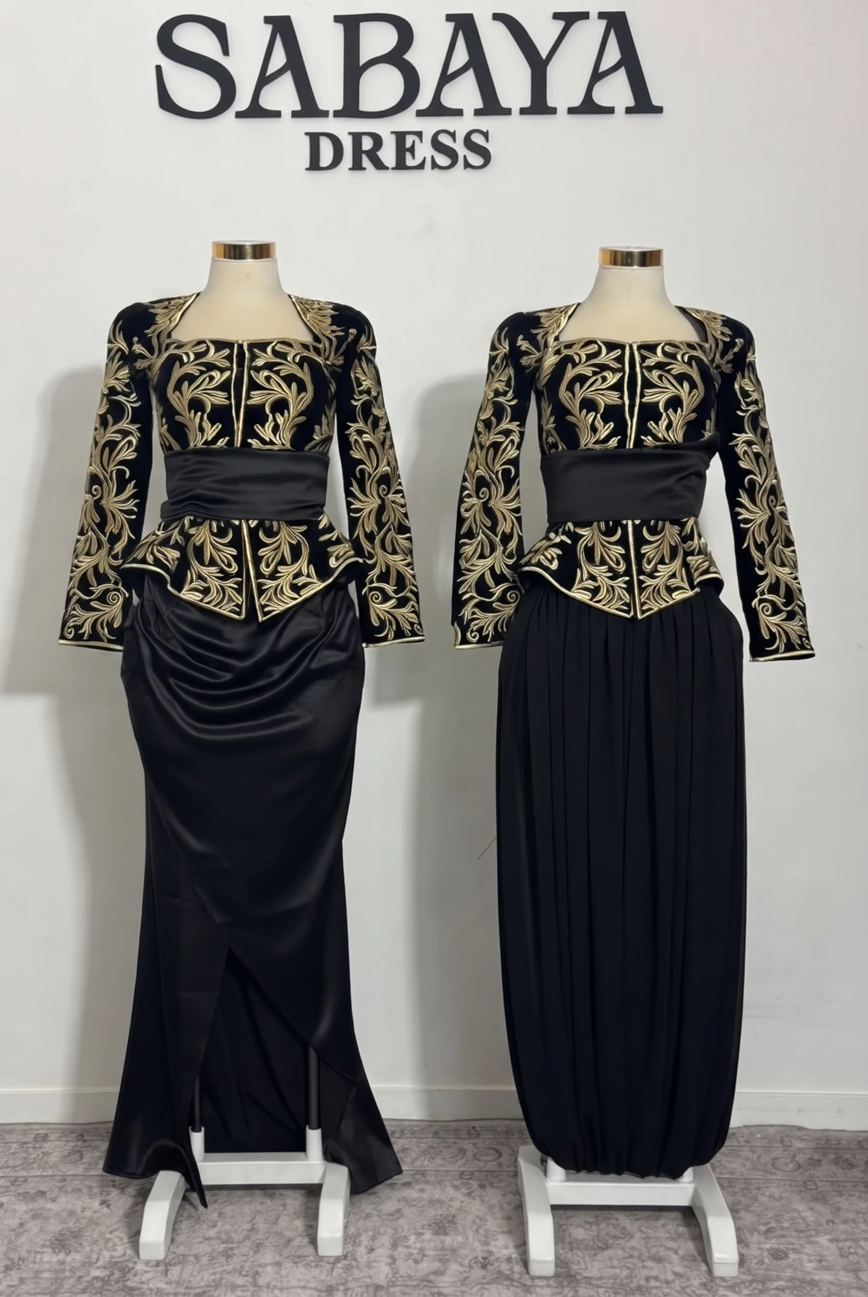 Comparaison de bas de karakou jupe sirene moderne et sarouel traditionnel